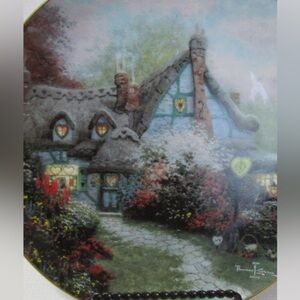 Thomas Kinkade Collector Plate – Sweetheart Cottage